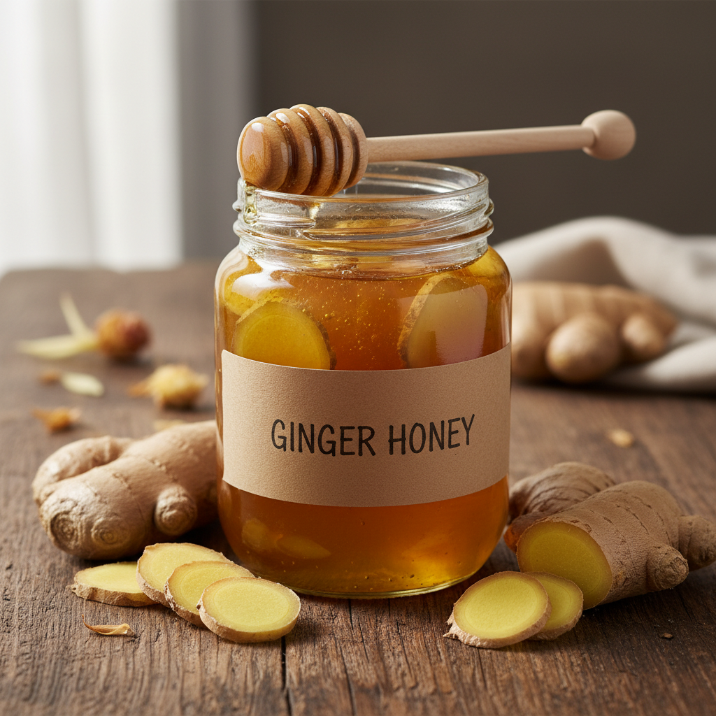 Ginger Infused Honey